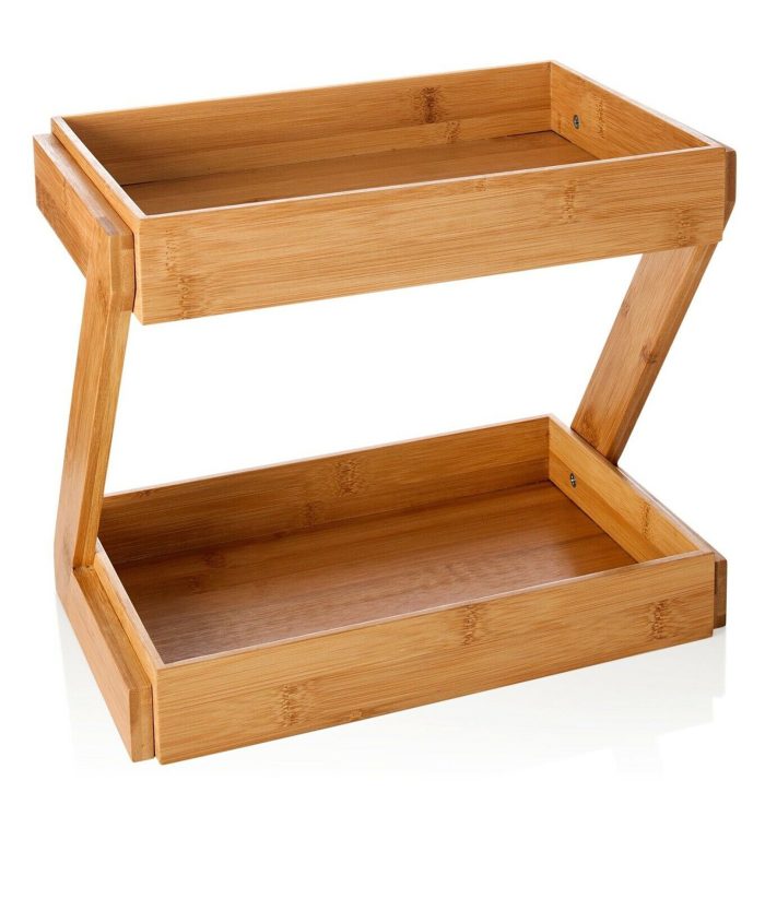 2 lade organizer bamboo