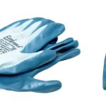 Anti-slip werkhandschoenen wit blauw maat M HANDSCHOENEN HUISHOUDELIJK 8#