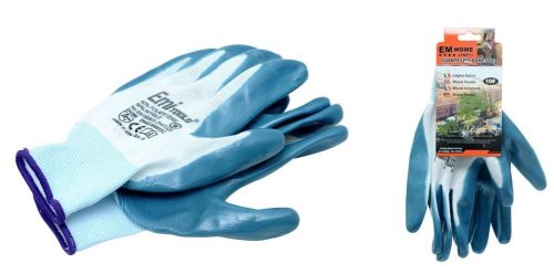 Anti-slip werkhandschoenen wit blauw maat M HANDSCHOENEN HUISHOUDELIJK 8#