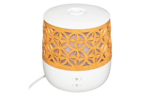 Aroma diffuser - luchtbevochtiger met ledlicht luchtverspreider essential oil olie nachtlamp100ML USB AROMA DIFFUSER