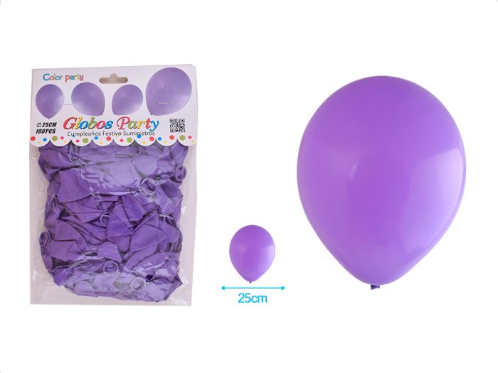 BALLON PAARS 25CM 100ST