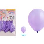 Ballonnen pastel paars 30cm 8 stuks BALLON PAARS 30CM 8ST