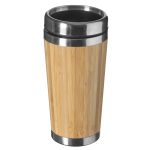 Bamboe thermo reismok 380ml VACCUM MUG REAL BAMBOO 38CL