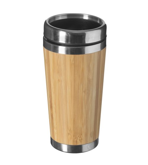 Bamboe thermo reismok 380ml VACCUM MUG REAL BAMBOO 38CL