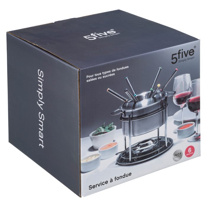 FONDUE SET FOR 6 INOX