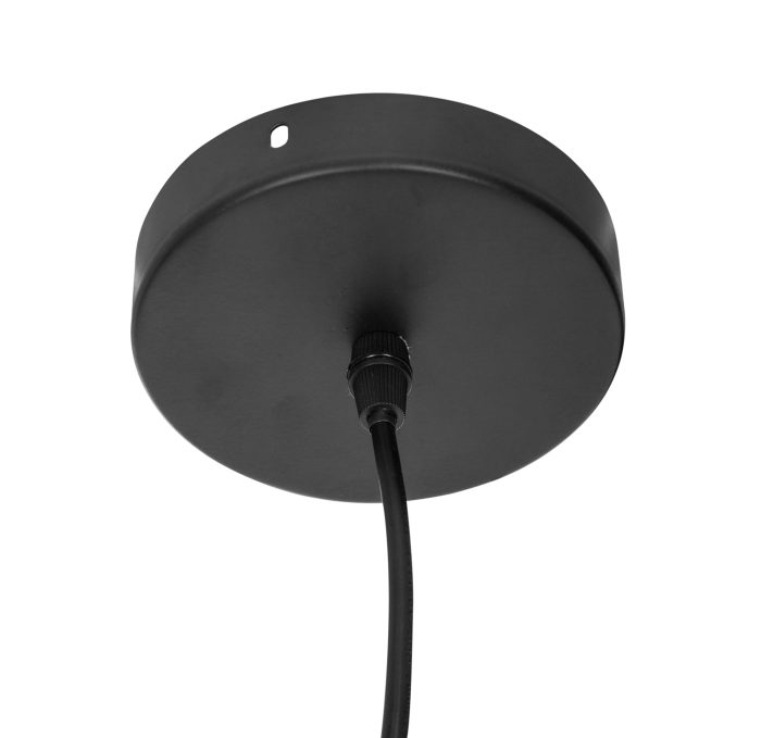 Hanglamp draad ZWART Ø29CM