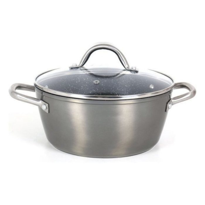 Inductie kookpan met deksel serie “Platinum“ 24cm24CM FULL INDUCTION SAUCE POT W/LID QUTTIN