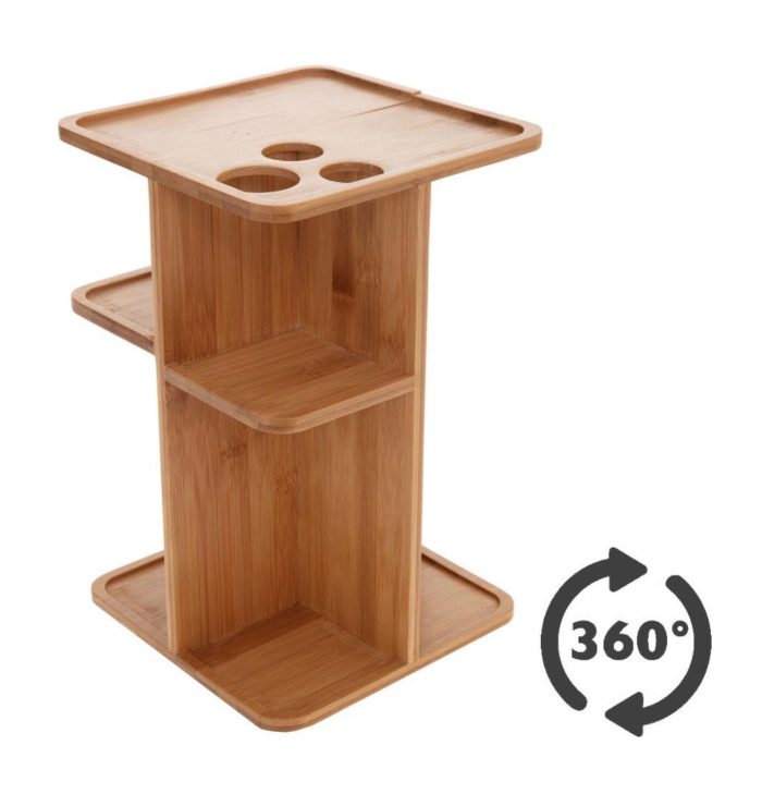 Ronddraaiende organizer bamboo