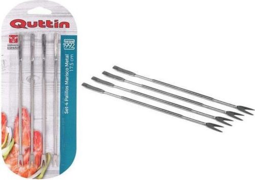 Spiezen zeevruchten 4st S/4 PCS SEAFOOD SKEWERS QUTTIN