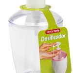 Transparante zeepdispenser met witte pomp 400ml Transparante zeepdispenser met witte pomp 400ml Soap Dispenser Basic Transparent