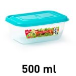 Verhouddoos met deksel classic 500ml OPBERGTROMMEL CLASSIC 500 ML