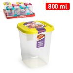 Vershoudbak/ Voorraadbus vierkant 800ml OPBERGTROMMEL VIERKANT 800 ML ALTA