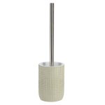 POLYRESIN TOILET BRUSH SQUARE DESIGN- SAGE GREEN