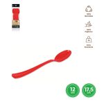 Lepel 17,5cm ROOD premium herbruikbaar