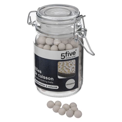 Keramische bakbonen 500g Keramische bonen / pie weights taart gewichten gewichtjes bak parels stenen bollen ballen