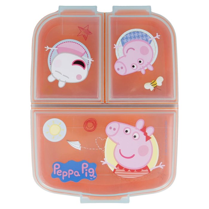 Lunchbox Peppa Pig 3-vakken