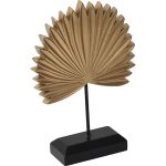 STATUETTE TRAVELLER'S TREE IN WOOD EN STALEN - ZWART /GOLD