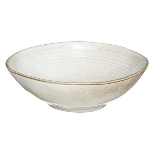 FLOWER GREY BOWL 15CM