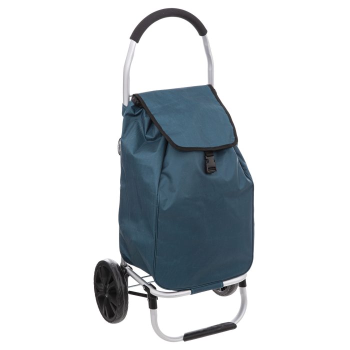 Trolley tas 2-wielen ALU BLAUW