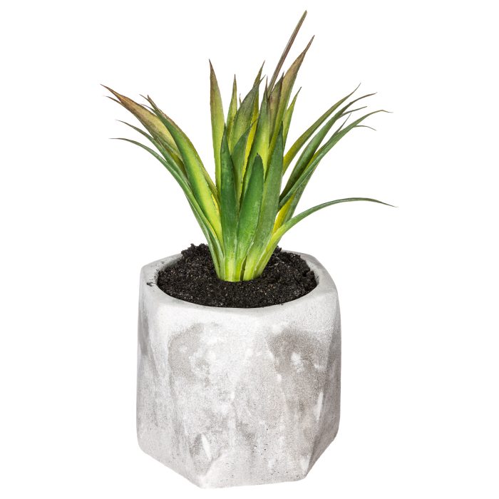 Kunstplant met pot 7x14cm