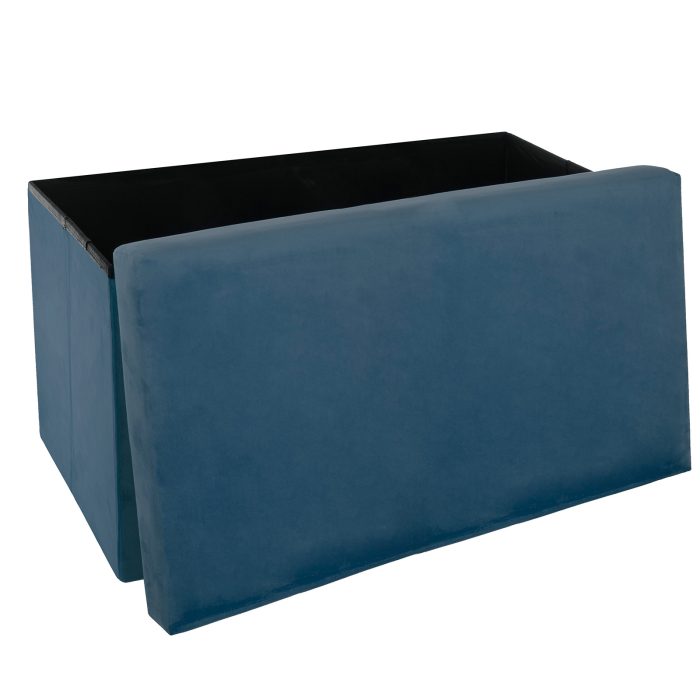 STOOL TESS VELVET BLAUW 2zits