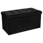 DBLE STORAGE FOLDABLE OTTOMAN