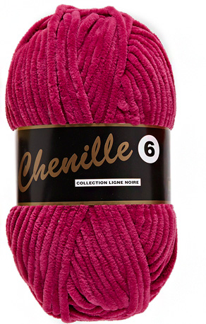 Breigaren chenille framboos 100g