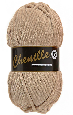 Breigaren chenille zand 100g