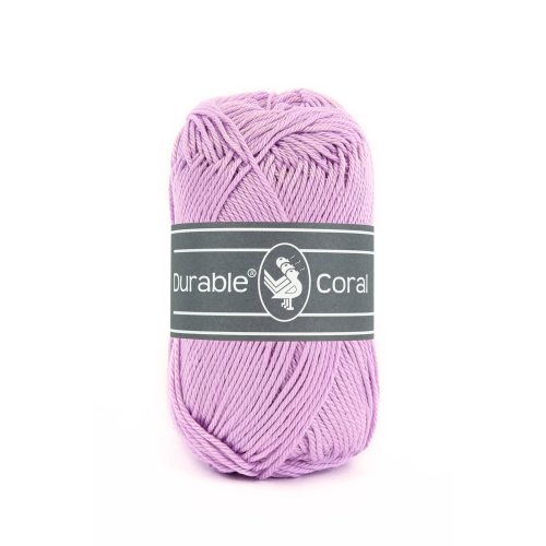 Durable breigaren katoen Coral lila 50g